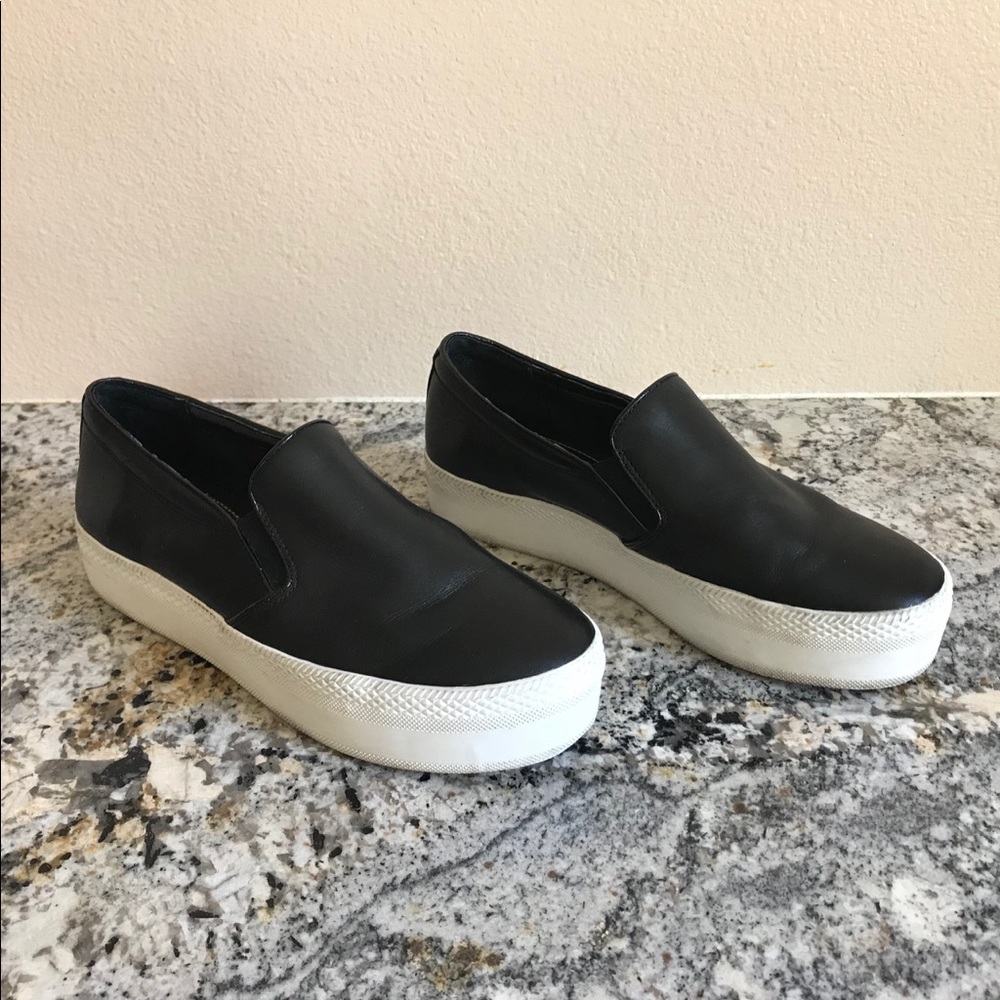 Unisex Michael Kors leather platform sneakers